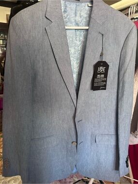 Joe Fresh Light Blue Linen Blend Sport Coat
